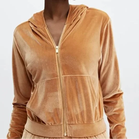 Size small velour hoodie - Picture 1 of 4